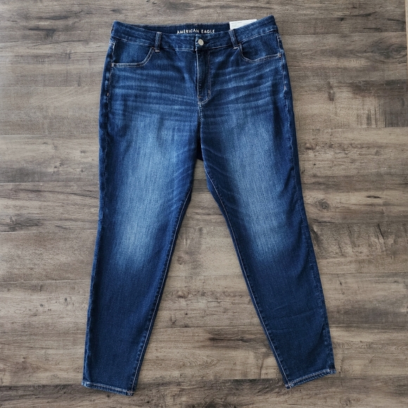 American Eagle Curvy Jegging Blue Women's Size 16 Regular NWT - Picture 1 of 16